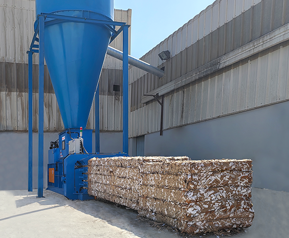 Economical waste Baling Solution for Omani Carton Factory